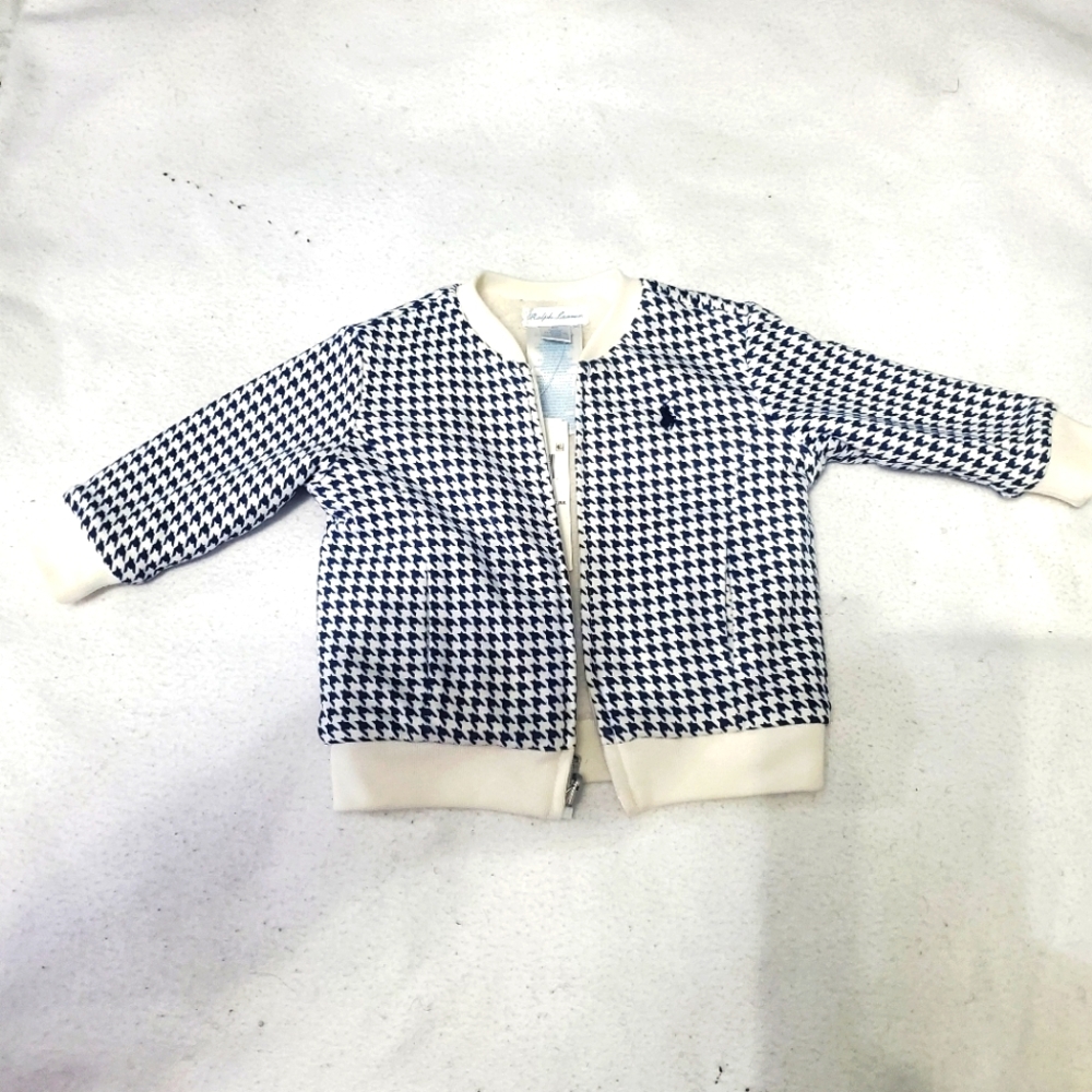 Reversible boys polo jacket